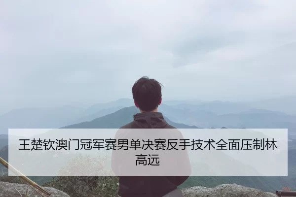 王楚钦澳门冠军赛男单决赛反手技术全面压制林高远